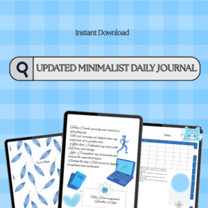 let’s plan 2025 – digital monthly planner & journal | 8.5 x 11 in | 254 pages | printable & pdf download