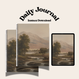 digital lined journal | 200 pages | 8.5 x 11 inch download
