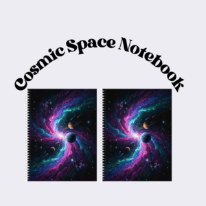 cosmic space notebook