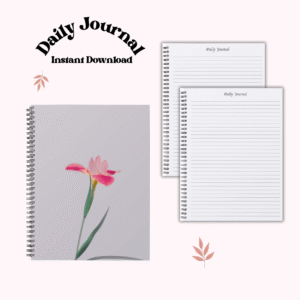 digital lined journal | 200 pages